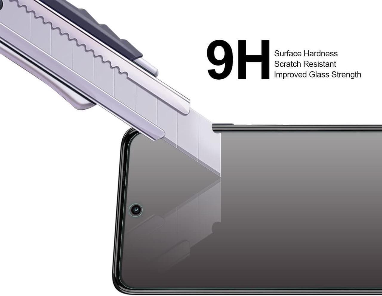Alt view image 4 of 5 - Supershieldz (3 Pack) Designed for Motorola Moto G 5G (2022) Tempered Glass Screen Protector, Anti Scratch, Bubble Free