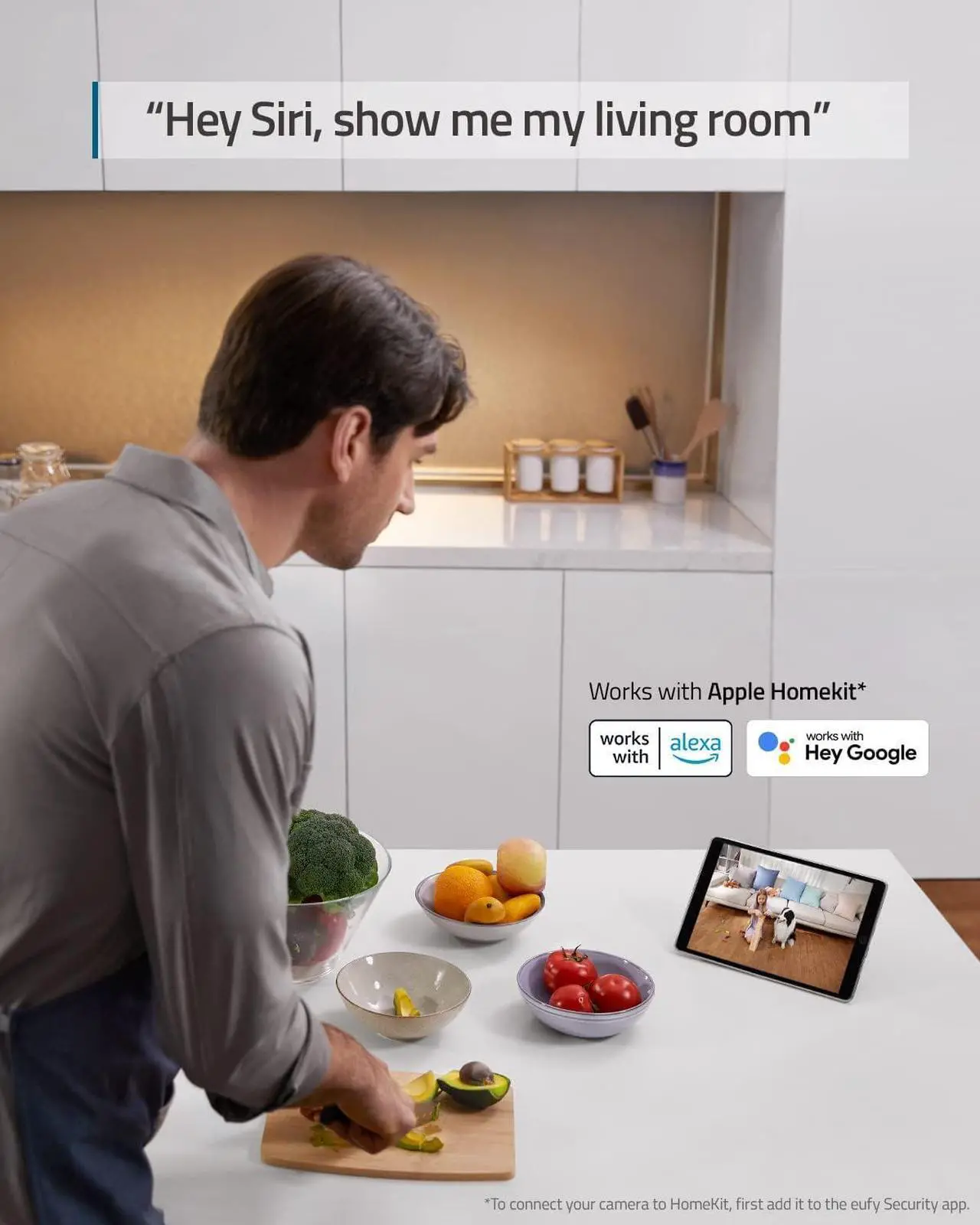 Alt view image 5 of 6 - eufy Security Indoor Cam C120 | Plug-in Security Camera 3 MP | 2K with Wi-Fi | IP Camera | Voice Assistant Compatibility | Night Vision | Two-Way Audio | HomeBase 3 Compatible | Audio and Motion Alert