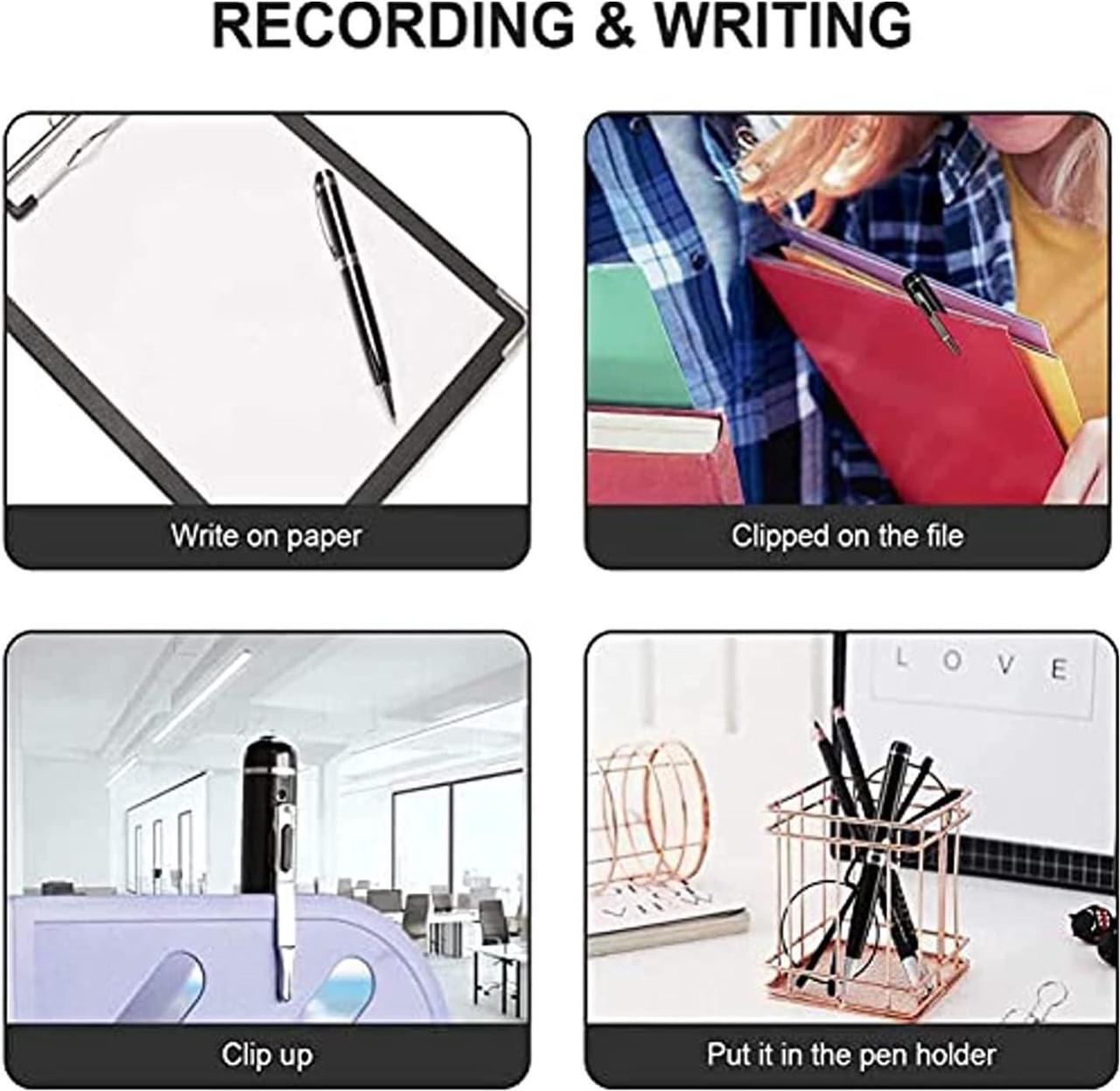 Alt view image 5 of 6 - Hidden Camera Pen 1080P HD 2.5Hrs with 32GB SD Card - 2 in 1 - Camera Pen - Mini Body Camera, Card Reader, 5 Refills for Business, Conference, Security