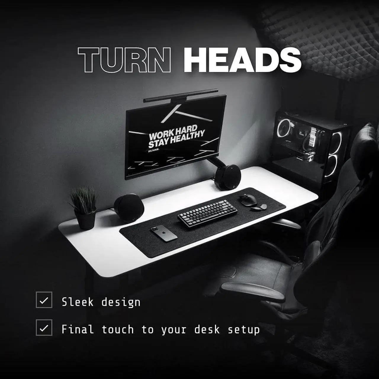 Alt view image 6 of 7 - Carpio 2.0 - Right-Handed Truly Ergonomic Wrist Rest for Mouse Carpal Tunnel Support Pain Relief Anti-Fatigue Easy Glide Sleek Office Computer Laptop Gaming - Small Grey