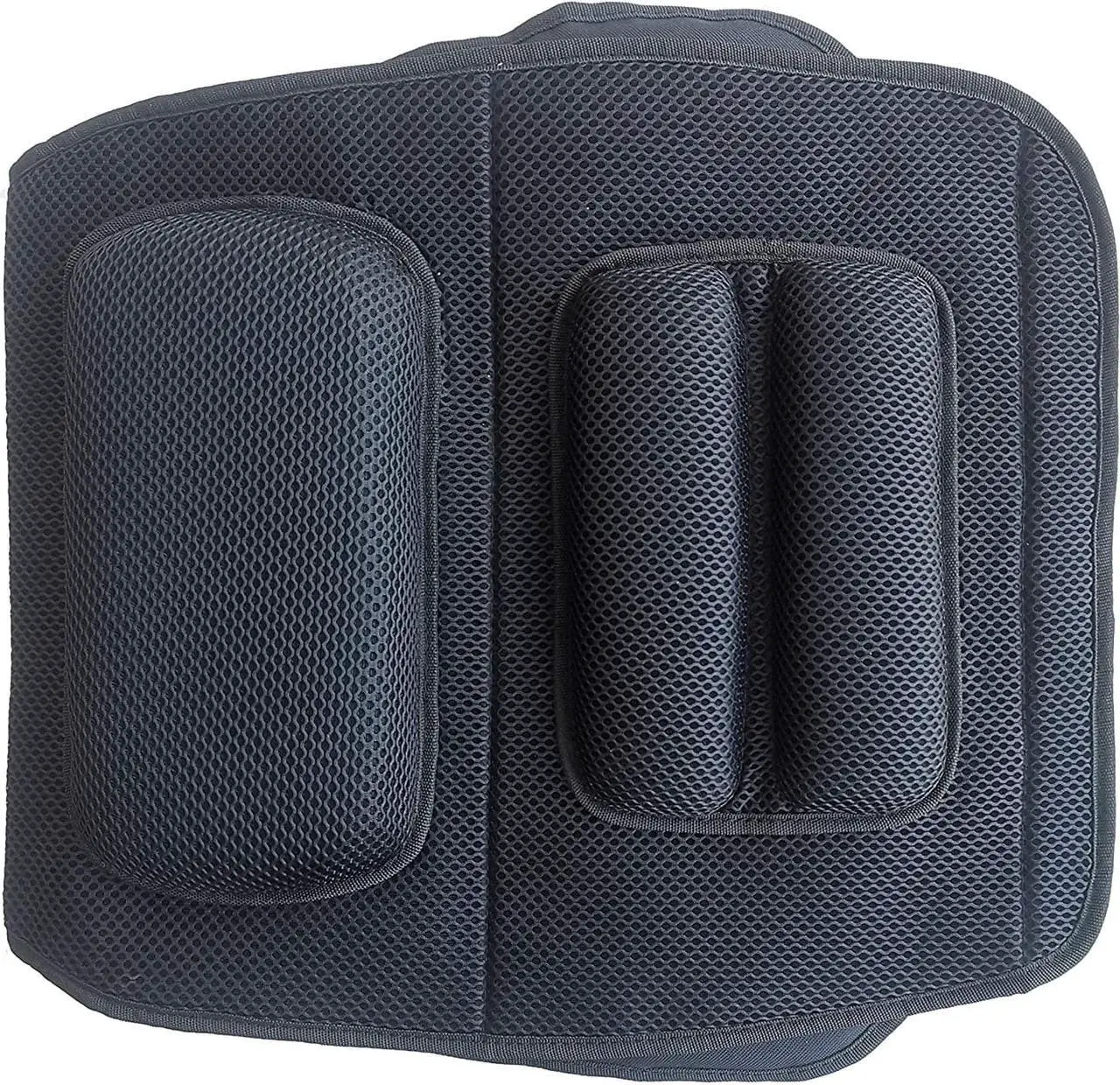 Alt view image 7 of 7 - FOMI Premium Gel Cushion and Firm Back Support | Seat Cushion Pad and Upper Lower Thoracic and Lumbar Pillow for Car, Office Chair | Pressure Sore, Coccyx Pain Relief | Posture Aid (Grid Gel)