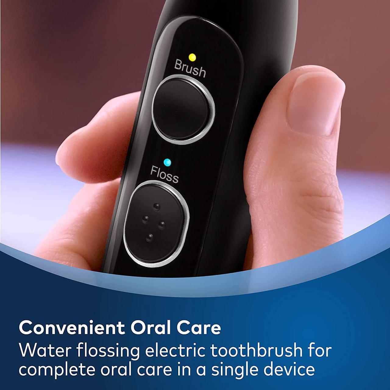 Alt view image 3 of 7 - Waterpik Sonic-Fusion 2.0 Professional Flossing Toothbrush, Electric Toothbrush and Water Flosser Combo In One, Black
