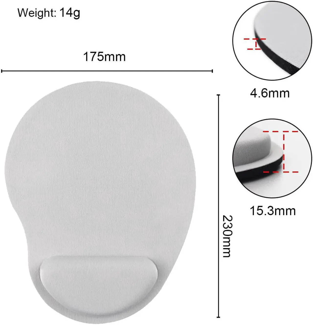 Alt view image 6 of 6 - Gaming Mouse Pad Wrist Protection Gamer Cabinet Mat Laptops Anime Cheapest Shipping Computer Mousepad Mause Pc Color: Red