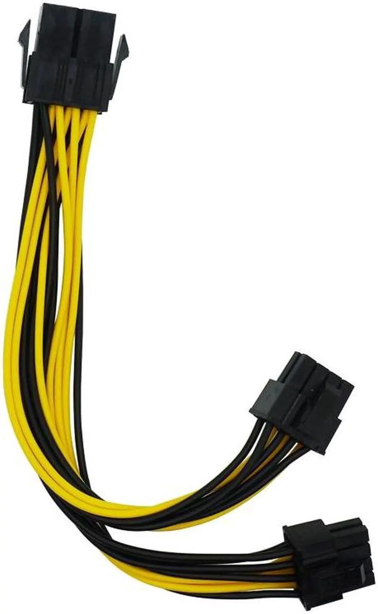 Alt view image 4 of 5 - 1Pcs 12V EPS CPU 8Pin to Dual 8(6 2) Pin PCIE PCI Express Adapter Power Cable Graphics Card Motherboard PCI-E GPU Splitter Cabl