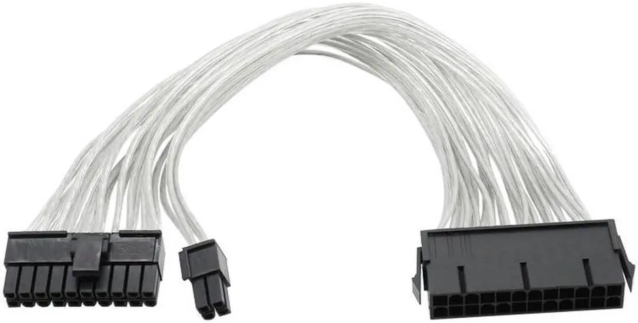 Main image of 2pcs High quality Tin plating Copper Wire 24P ATX Power Supply Adapter Cable Connector 24pin extension cord 30cm