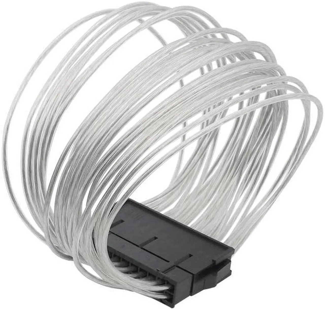 Alt view image 6 of 6 - 2pcs High quality Tin plating Copper Wire 24P ATX Power Supply Adapter Cable Connector 24pin extension cord 30cm
