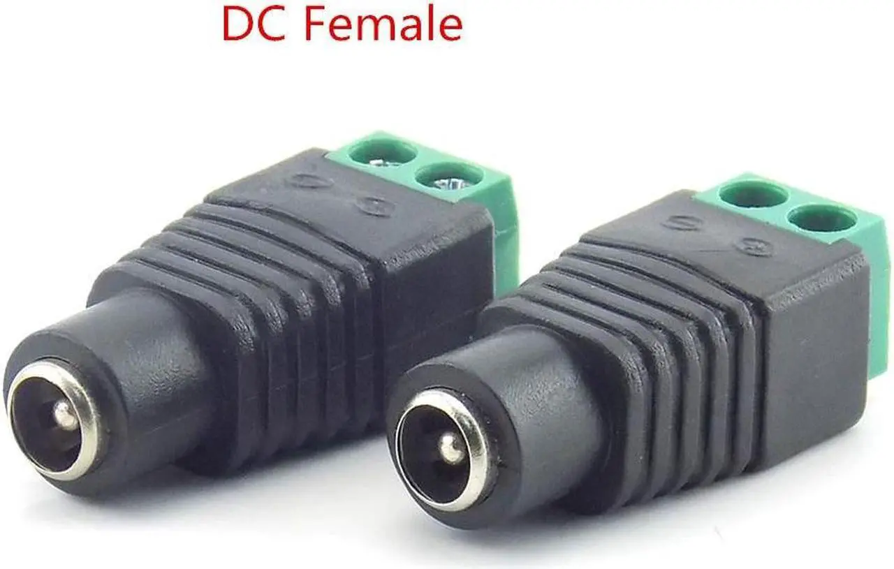 Alt view image 5 of 6 - 12V DC Male DC Female Plug BNC Male Connector Plug CCTV DC Power Cable 2.1 x 5.5mm BNC Adapter for Led Strip Light 1/2/10pcs(2pcs DC Male)