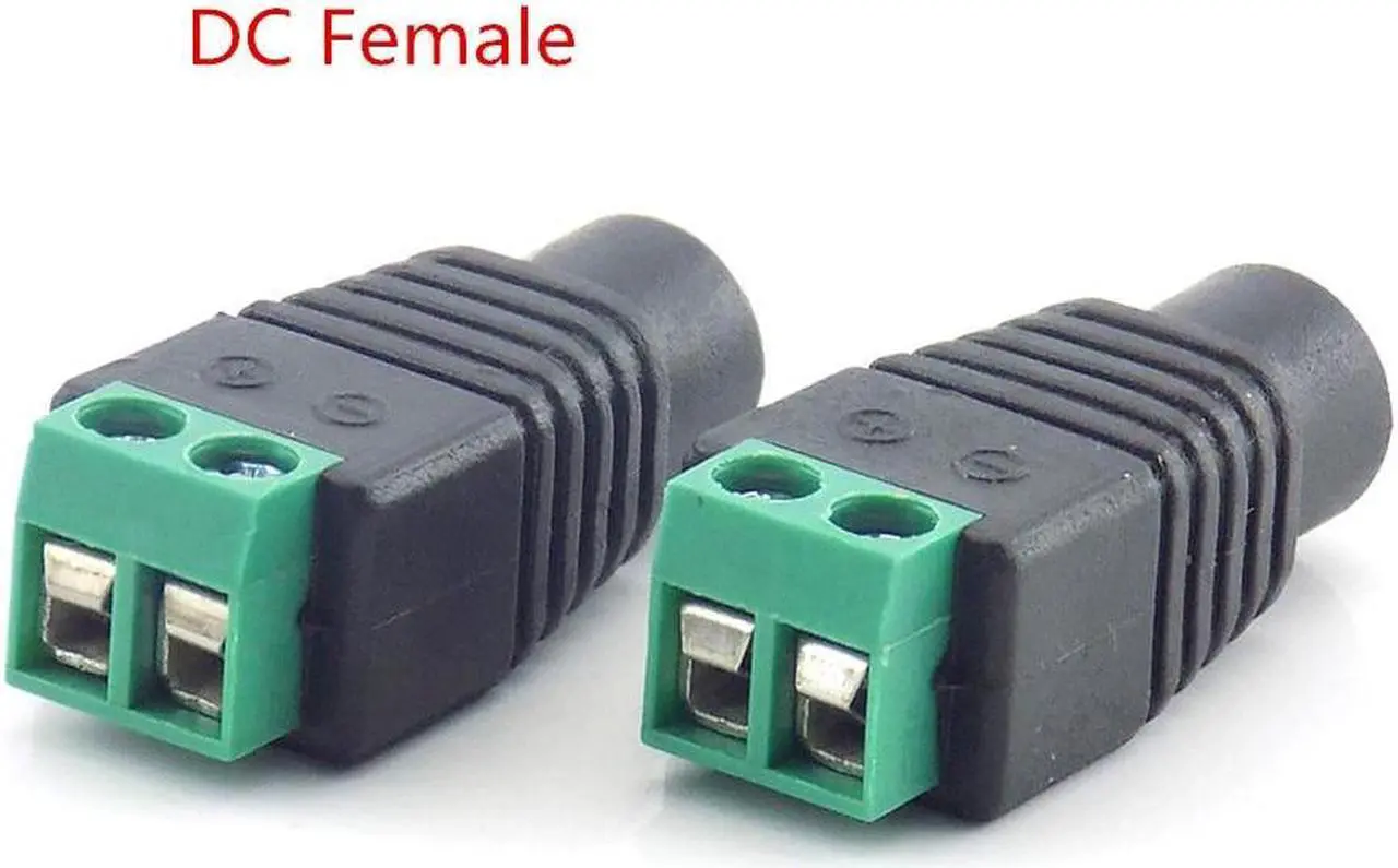 Alt view image 6 of 6 - 12V DC Male DC Female Plug BNC Male Connector Plug CCTV DC Power Cable 2.1 x 5.5mm BNC Adapter for Led Strip Light 1/2/10pcs(2pcs DC Male)