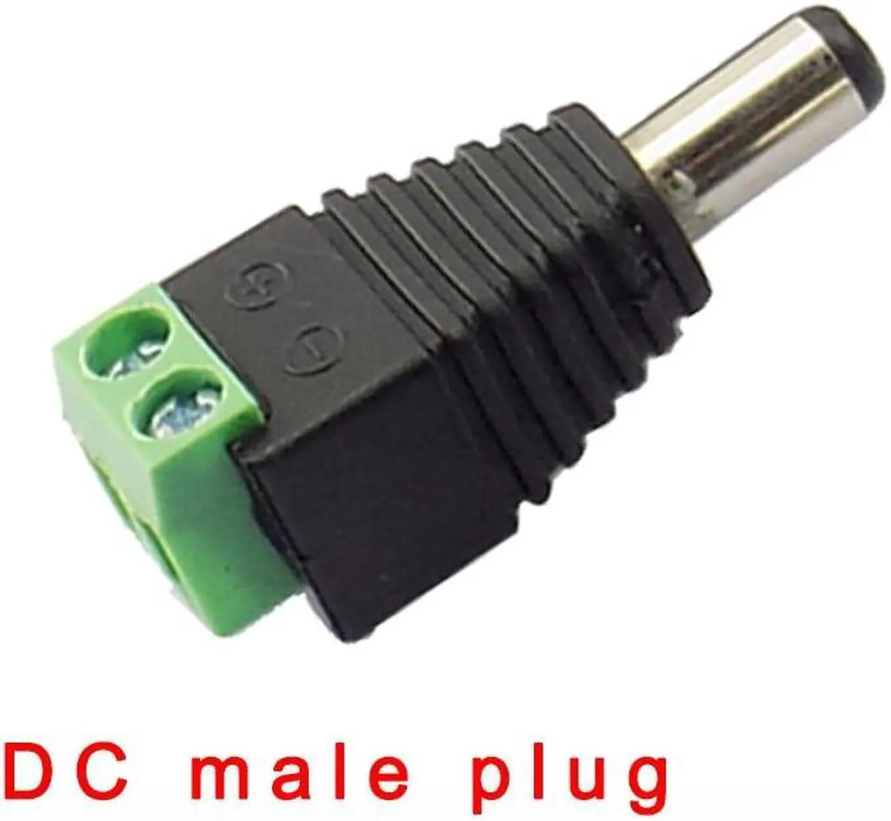Alt view image 6 of 6 - 5 Pair (10pcs) Coax Cat5 To  DC Power Male jack plug DC female Connector plug adapter Av  UTP for CCTV Camera Video Balun