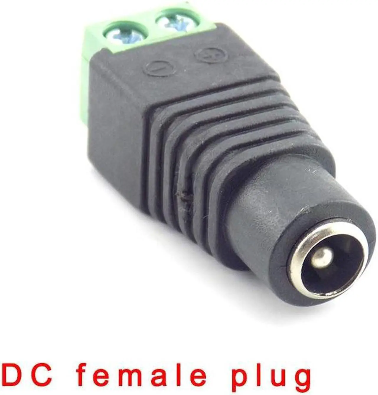 Alt view image 5 of 6 - 5 Pair (10pcs) Coax Cat5 To  DC Power Male jack plug DC female Connector plug adapter Av  UTP for CCTV Camera Video Balun