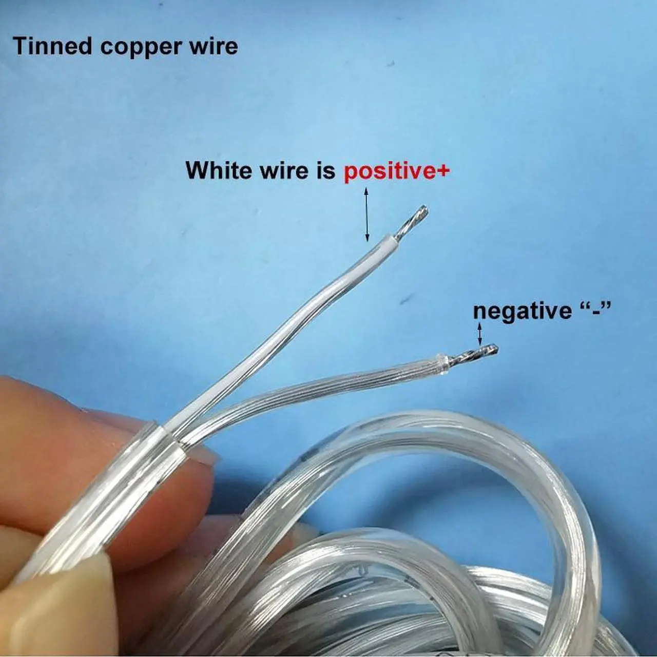 Alt view image 3 of 6 - 2M 22awg DC 12V Cable Female 304 switch button Connector extension Power supply Cord for LED Strip Light 5.5*2.1mm transparent L