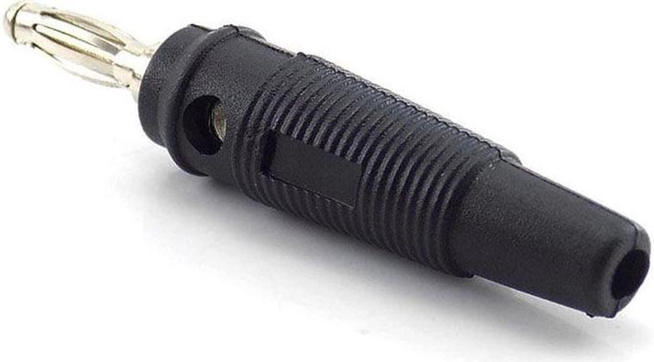 Alt view image 3 of 6 - 4mm Banana Plug Connector Adaptor Red Black Solderless Side Stackable For Speaker Video Audio AV DIY Connectors L19(5pcs Red)