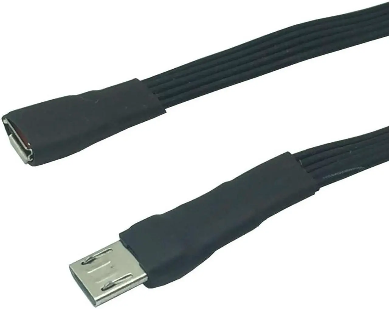 Alt view image 3 of 3 - Super Soft Micro USB Extension Cable Female to Micro USB Male F/M Extension Extender Data Charging Soft OTG Cable 5cm 10cm 20cm(Custom-made)