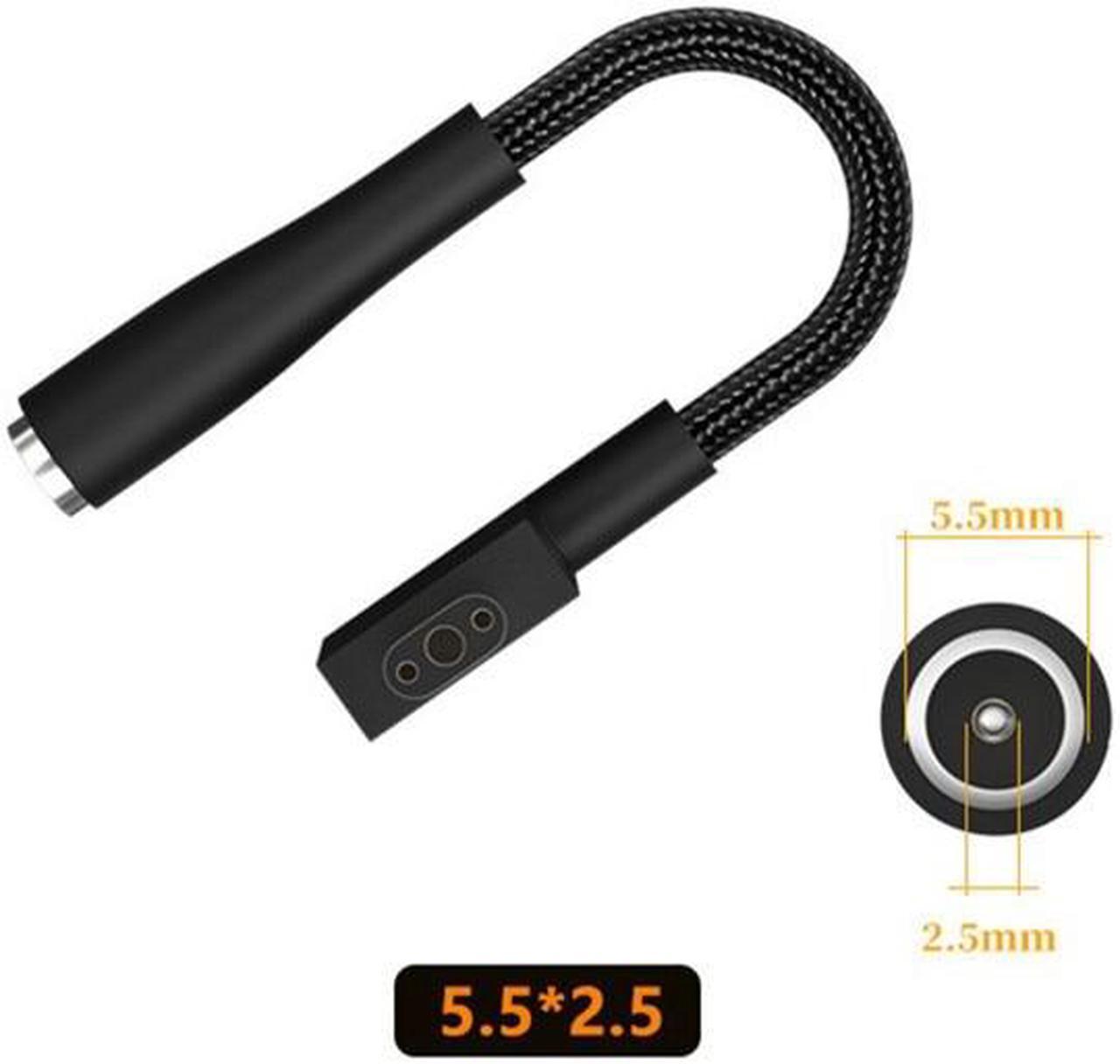Alt view image 6 of 6 - 230W Game Notebook Converter Cable Dc 5.5*2.5 7.4*5.0 5.5*2.1 mm Female to 3pin Laptop Adapter for Razer Blade Pro 15 17(5.5 2.5mm Female)