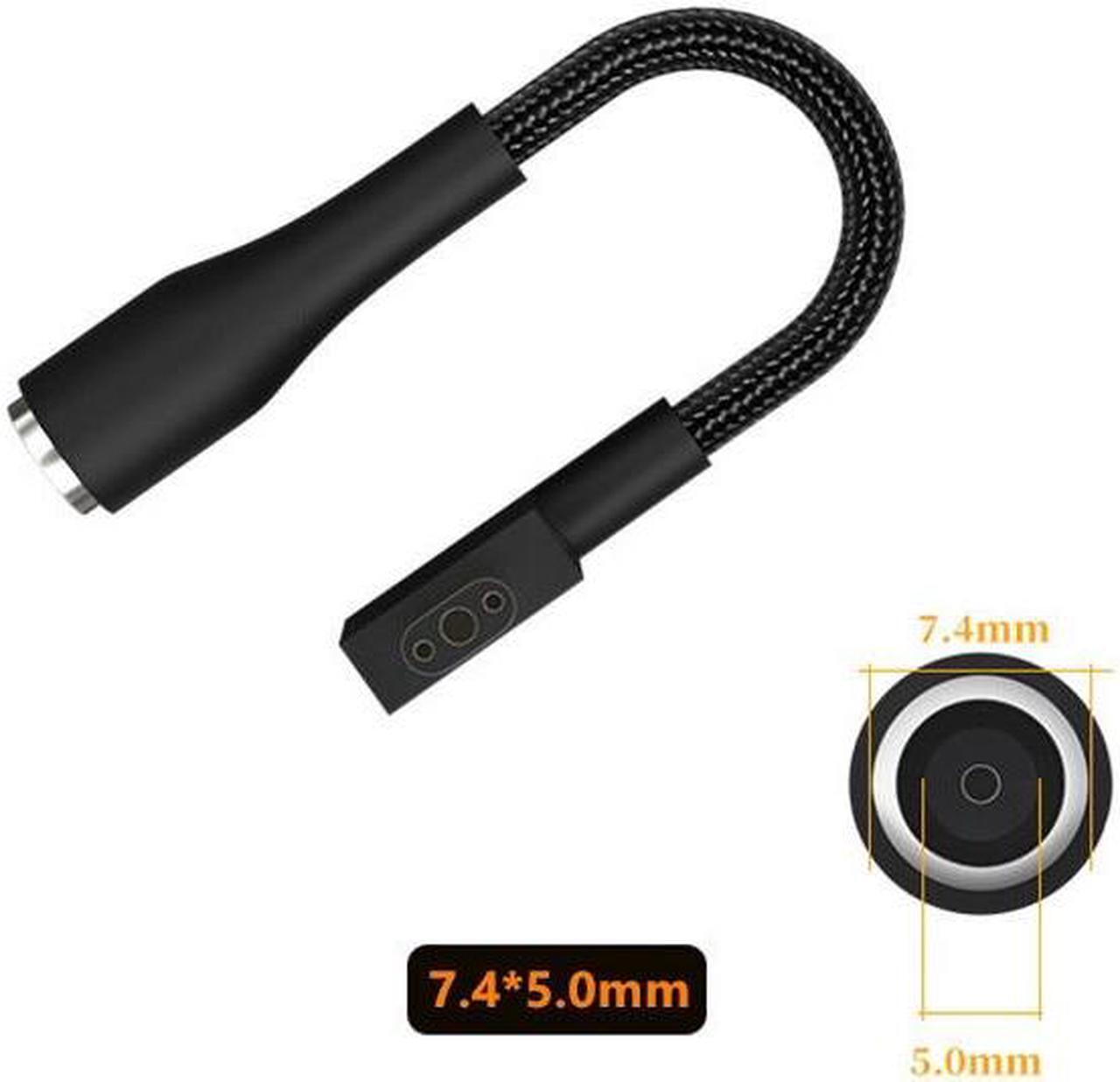 Alt view image 6 of 6 - 230W Game Notebook Converter Cable Dc 5.5*2.5 7.4*5.0 5.5*2.1 mm Female to 3pin Laptop Adapter for Razer Blade Pro 15 17(7.4 5.0mm Female)