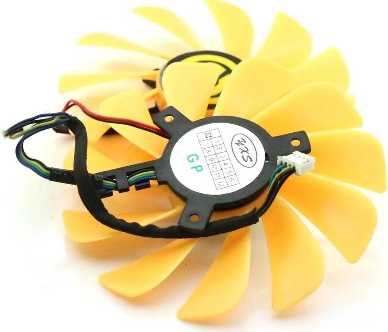 Alt view image 2 of 2 - 95mm DC12V 4Pin 4Wire GPU Fan For MIRACLE GEFORCE RTX3060 Graphics Card VGA Cooling Fan