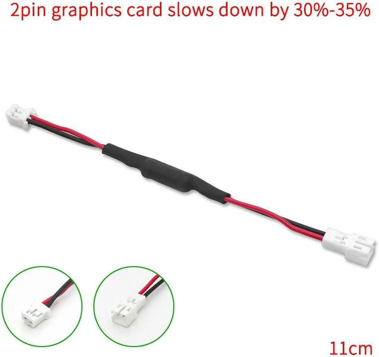 Main image of Computer chassis fan 4 pin speed line graphics card fan 2.5P speed 4PIN mute 4D3pin radiator