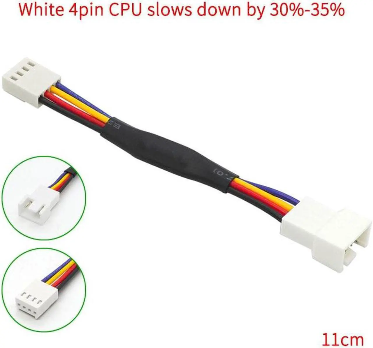 Main image of Computer chassis fan 4 pin speed line graphics card fan 2.5P speed 4PIN mute 4D3pin radiator