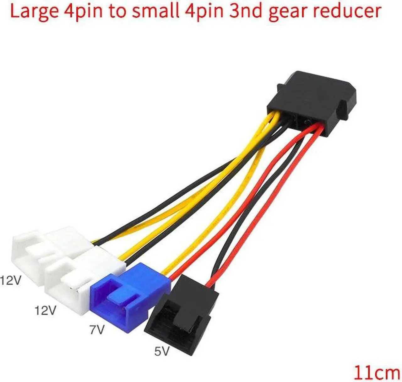 Main image of Computer chassis fan 4 pin speed line graphics card fan 2.5P speed 4PIN mute 4D3pin radiator