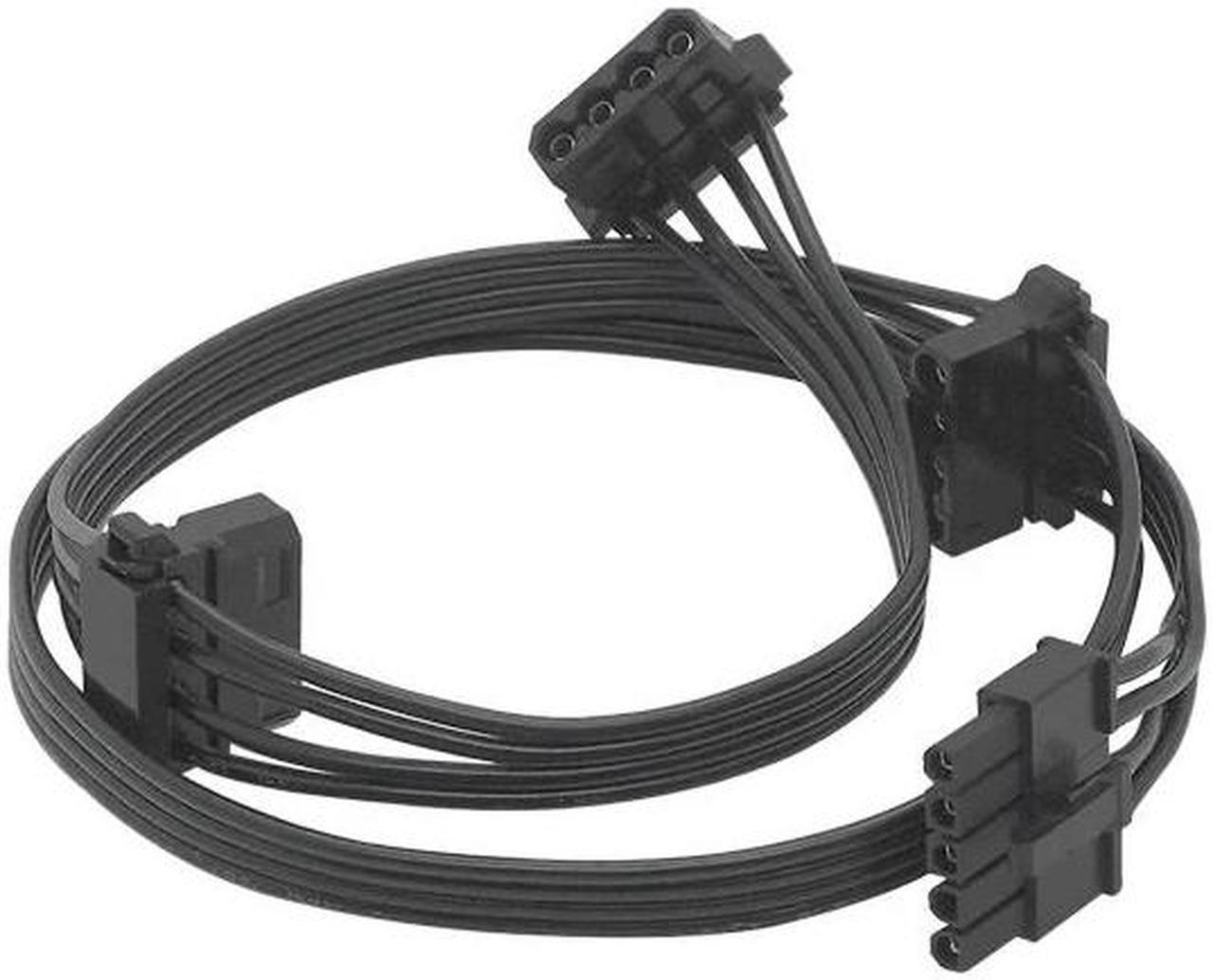Main image of For OCZ ZX Series 1250W 1000W 850W ZT 750W 650W 550W SATA Peripheral CPU 5pin to 3 X IDE 4pin Power Supply Cable