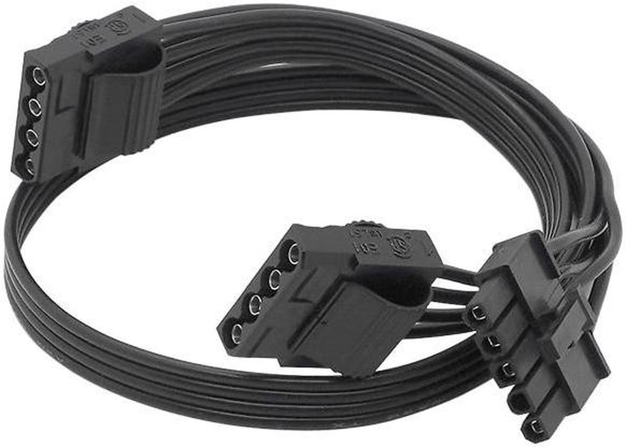 Main image of For OCZ ZX Series 1250W 1000W 850W ZT 750W 650W 550W SATA Peripheral CPU 5pin to 2 X IDE 4pin Power Supply Cable(5pin to 2 X IDE 4pin)