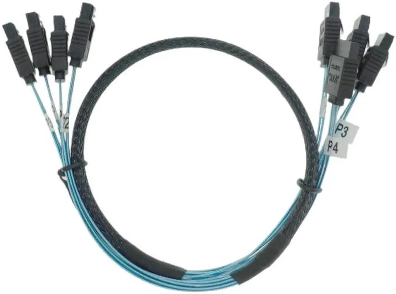 Main image of set Sata To Sata Cable 4 Ports/Set Date Cable Sata 7 Pin To Sata 7 Pin Sas Cable 6Gbps HDD Splitter Cable For Server(4 to 4 straight)
Cable length:1M