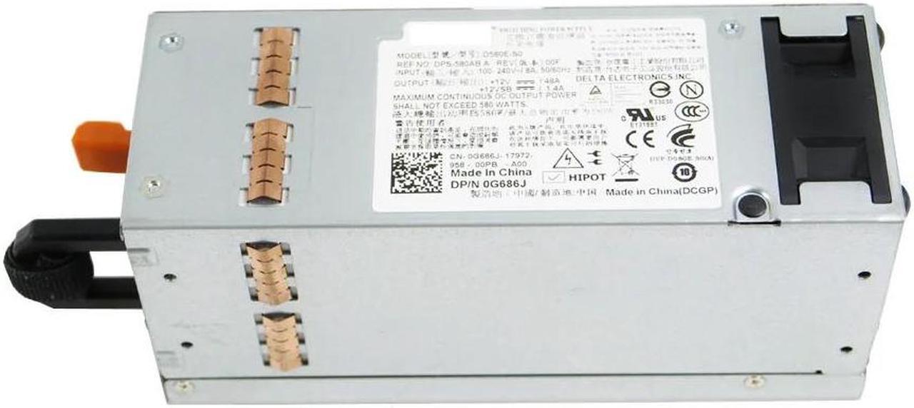 Main image of Power Supply For PowerEdge T410 F5XMD H371J G686J Server Power Supply 580W