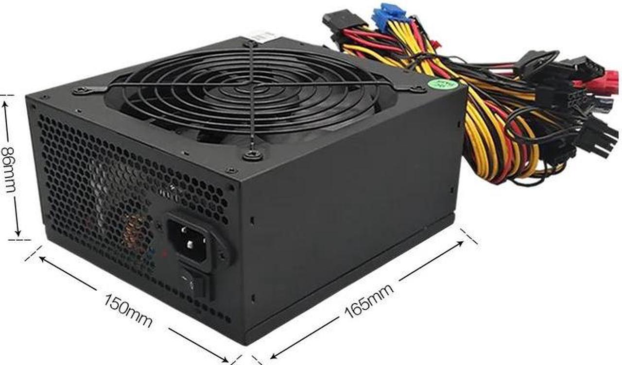 Alt view image 4 of 4 - 2000W PSU Bitmain Dragon Storm LX2000W Multiple Channel Server Power Supply 16*(6+2Pin) For GPU Mining Rig