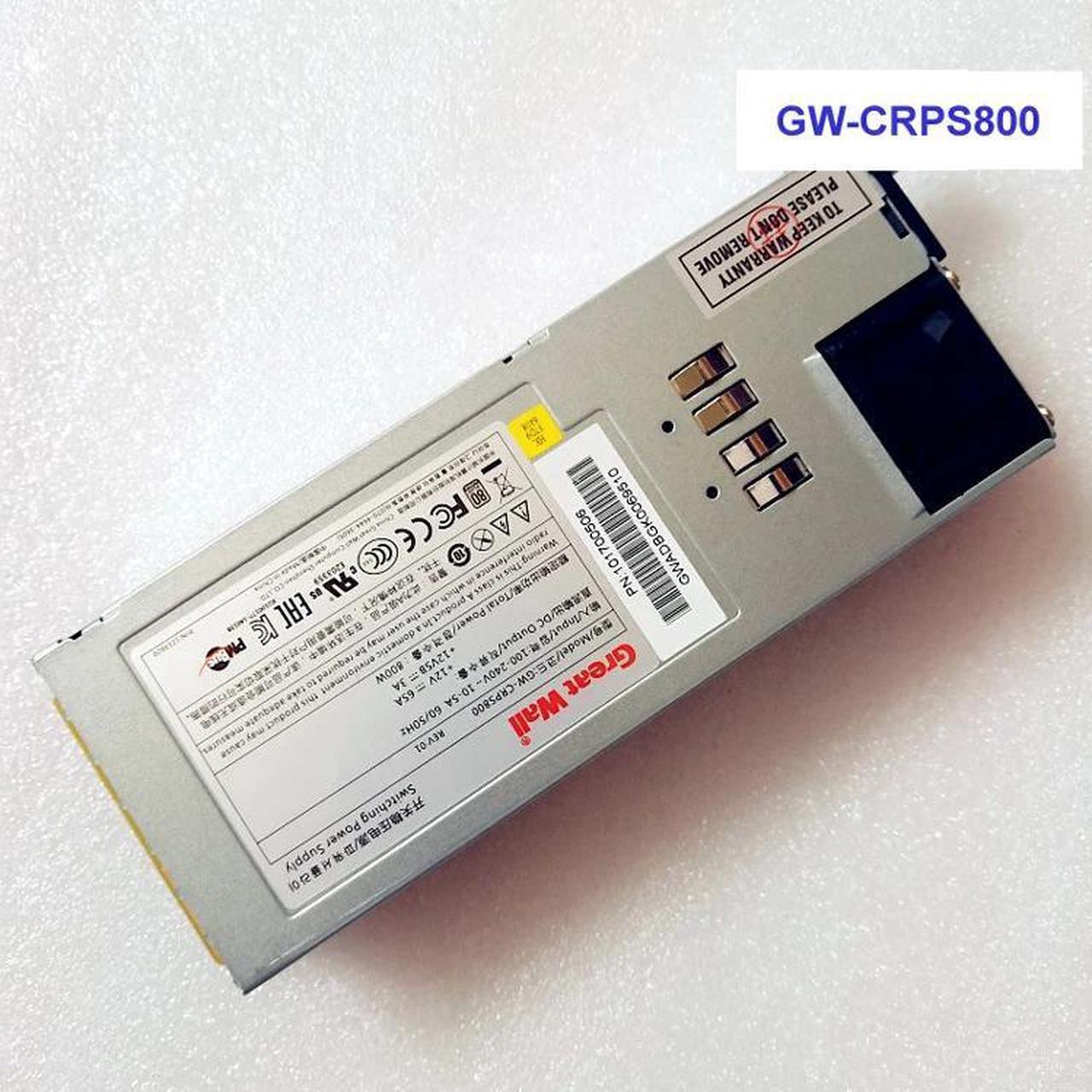 Alt view image 4 of 6 - Great Wall GW-CRPS800 Server Power Supply Unit PSU 800W