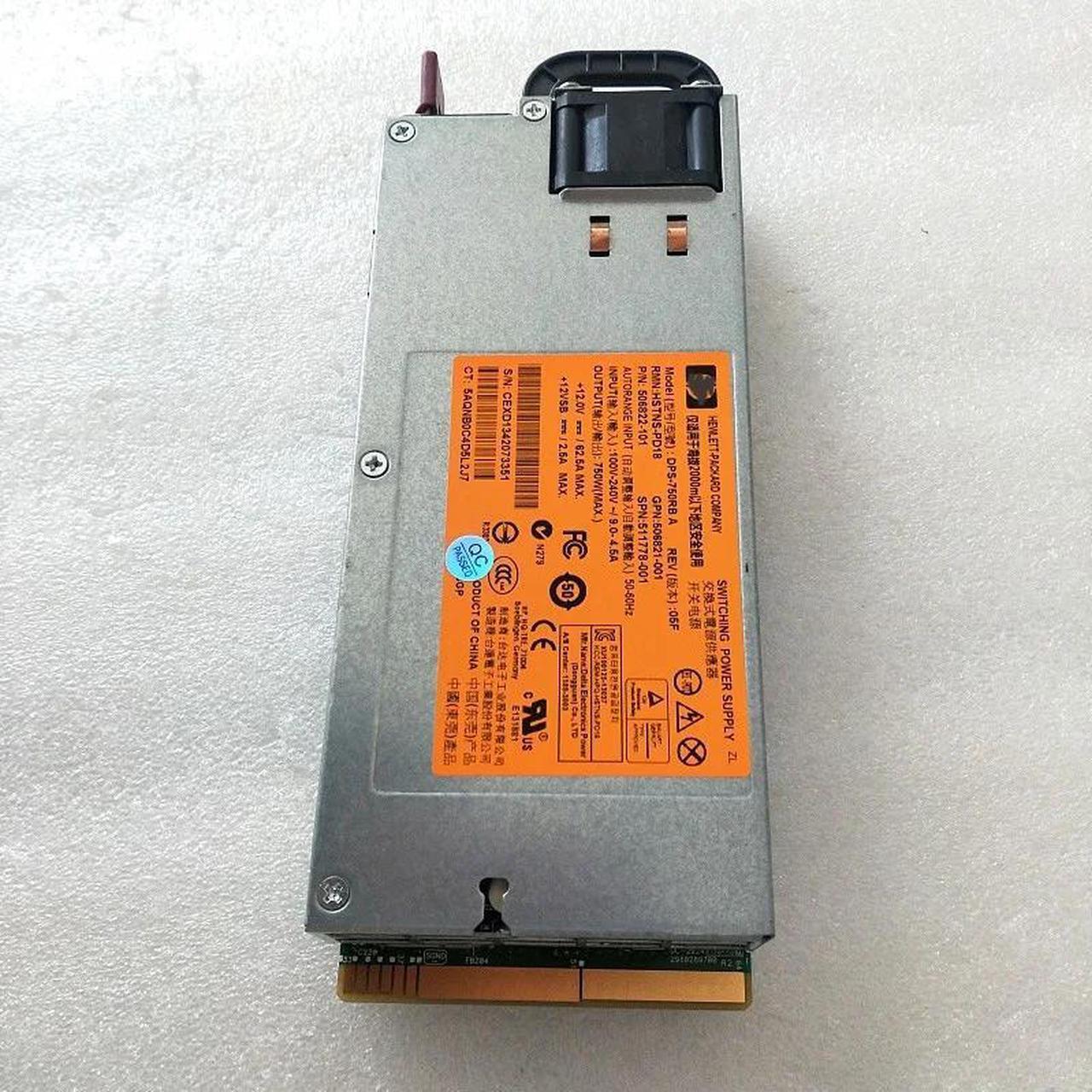 Alt view image 4 of 6 - 750W GPU Power Supply Server PSU Kit With Breakout Board And 12pcs PCIe 6Pin to 6+2Pin Power Cable DPS-750RB A