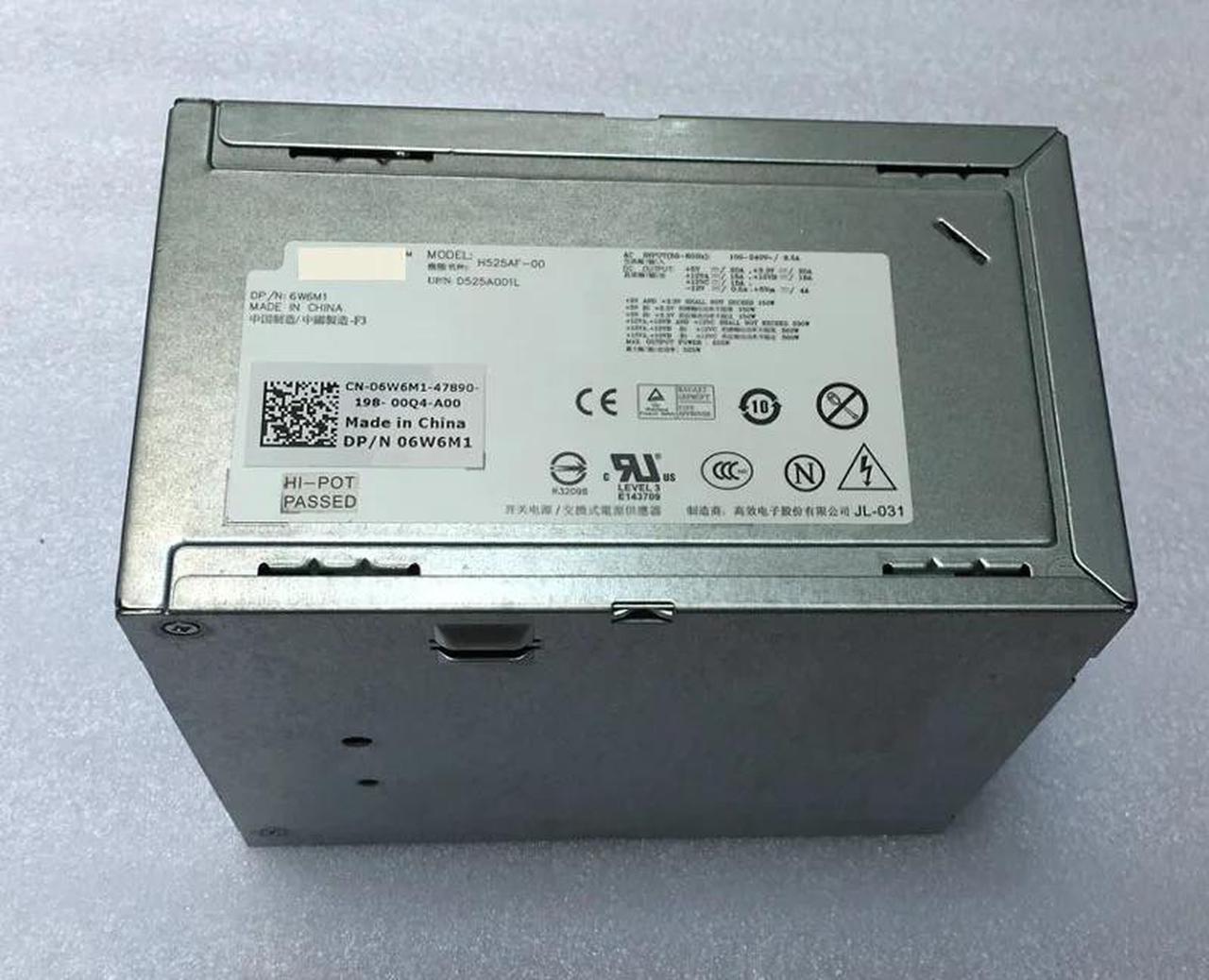 Alt view image 5 of 5 - 525W Power Supply PSU For T3500 H525AF-00 6W6M1 06W6M1