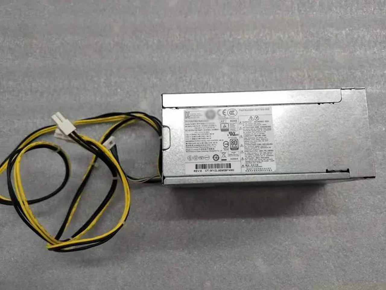Alt view image 4 of 6 - For Prodesk 280 282 285 288 600 G3 MT 180 Watt Power Supply 901771-003 901771-002 901771-004 L08261-002