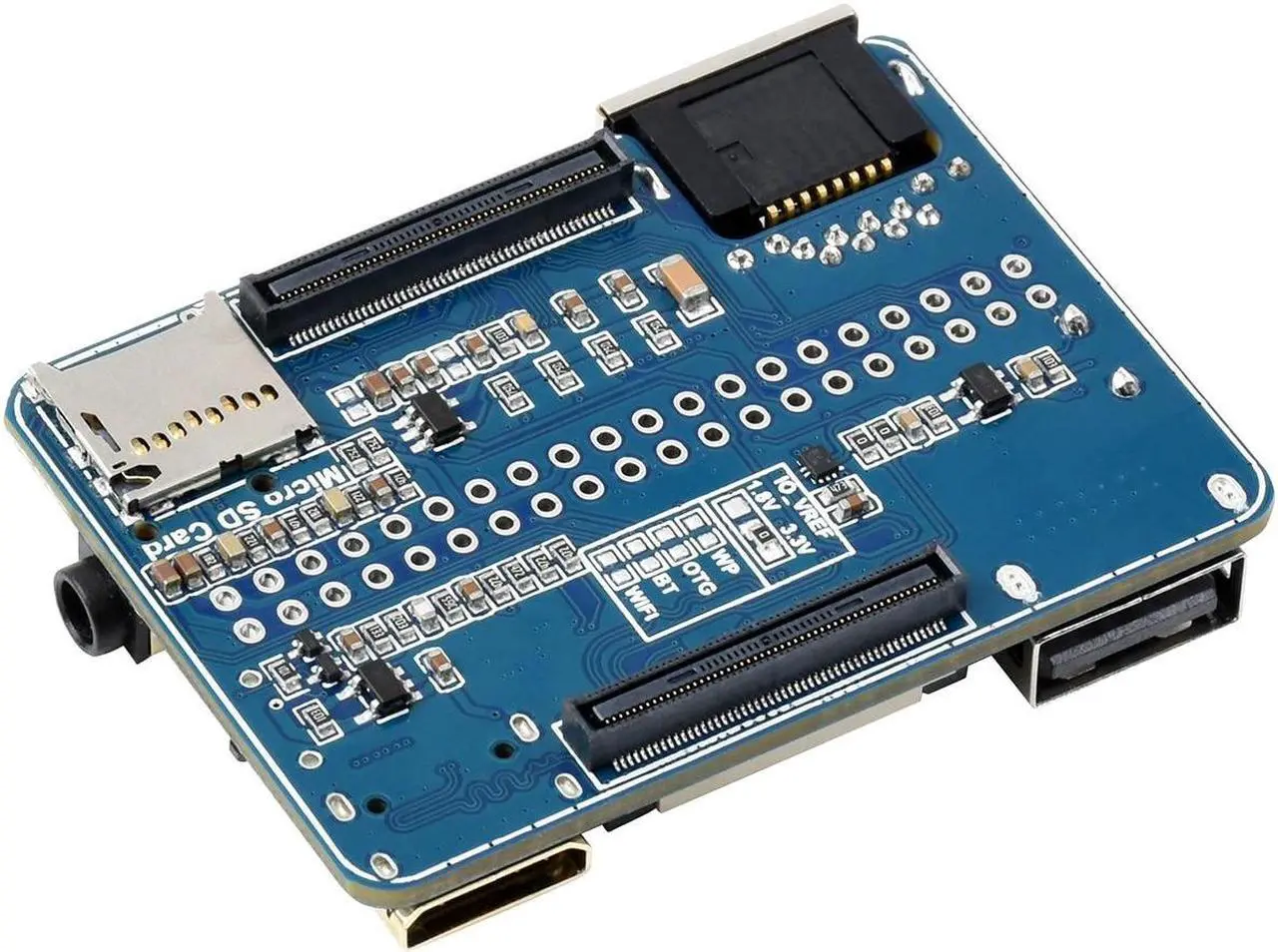 Main image of 5V Mini USB Ethernet GPIO IO Carrier Board Expansion Board for RasPi Raspberry Pi Compute Module 4 CM4 Lite 2GB 4GB 8GB