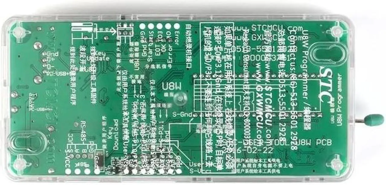 Alt view image 3 of 5 - U8W programmer STC downloader microcontroller burner burner offline/online download