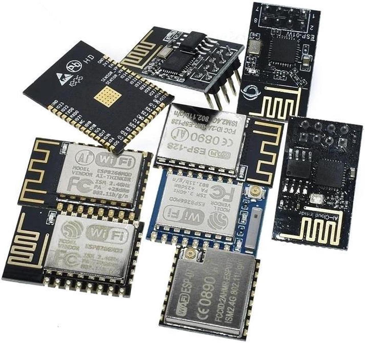 Alt view image 3 of 6 - ESP8266 series wireless modules ESP-12F, ESP-01, ESP-07, ESP-12S, W600, ESP32 wireless transceivers(ESP-01S)