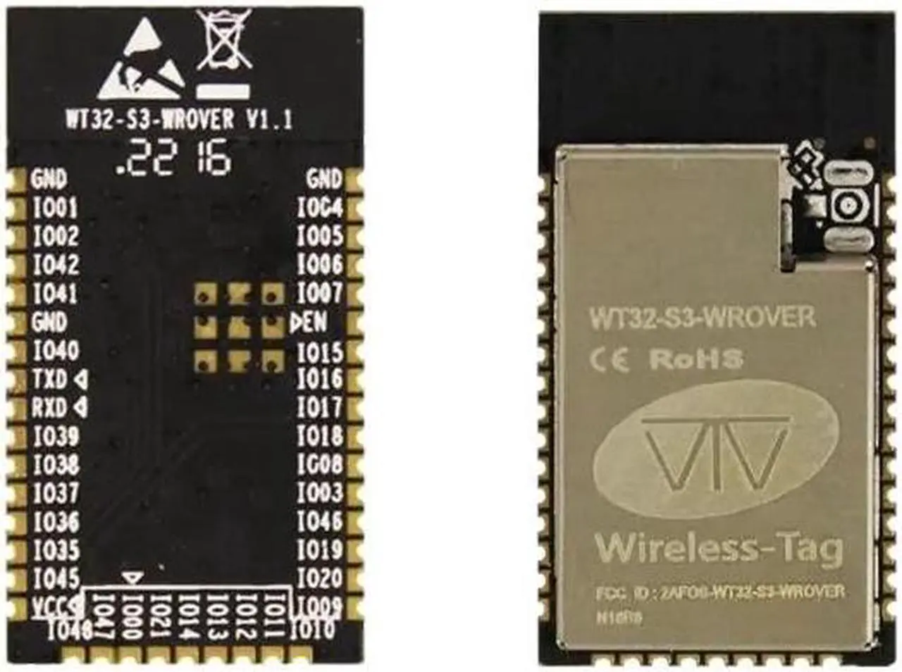 Main image of WT32-S3-WROVER module, WIFI/ Bluetooth/screen MCU, built-in ESP32-S3 chip(N4)