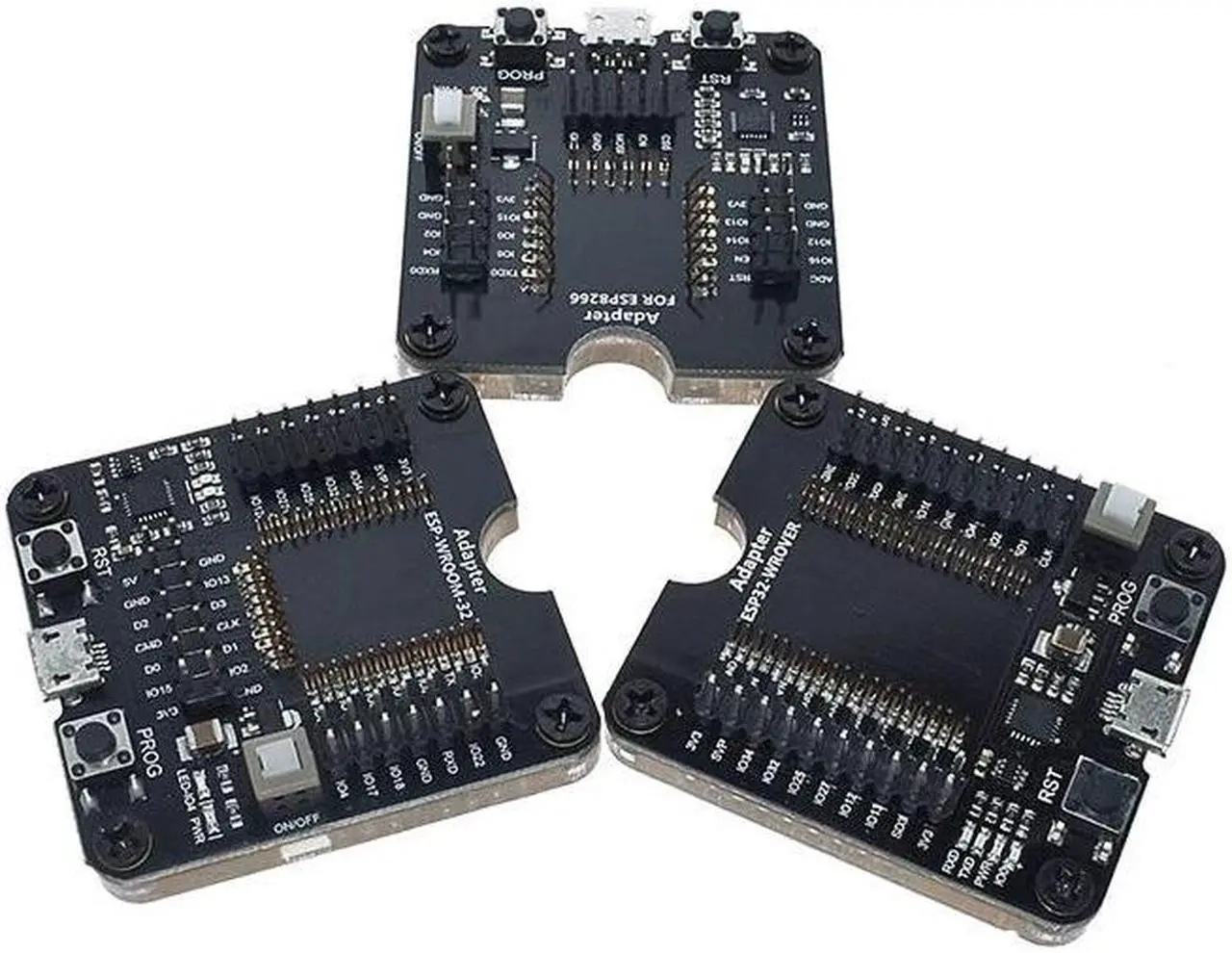 Alt view image 4 of 6 - ESP8266 ESP32 ESP-WROOM-32 ESP32-WROVER Development Board Test Burning Fixture Tool Downloader for ESP-12F ESP-07S ESP-12S(EPS8266)