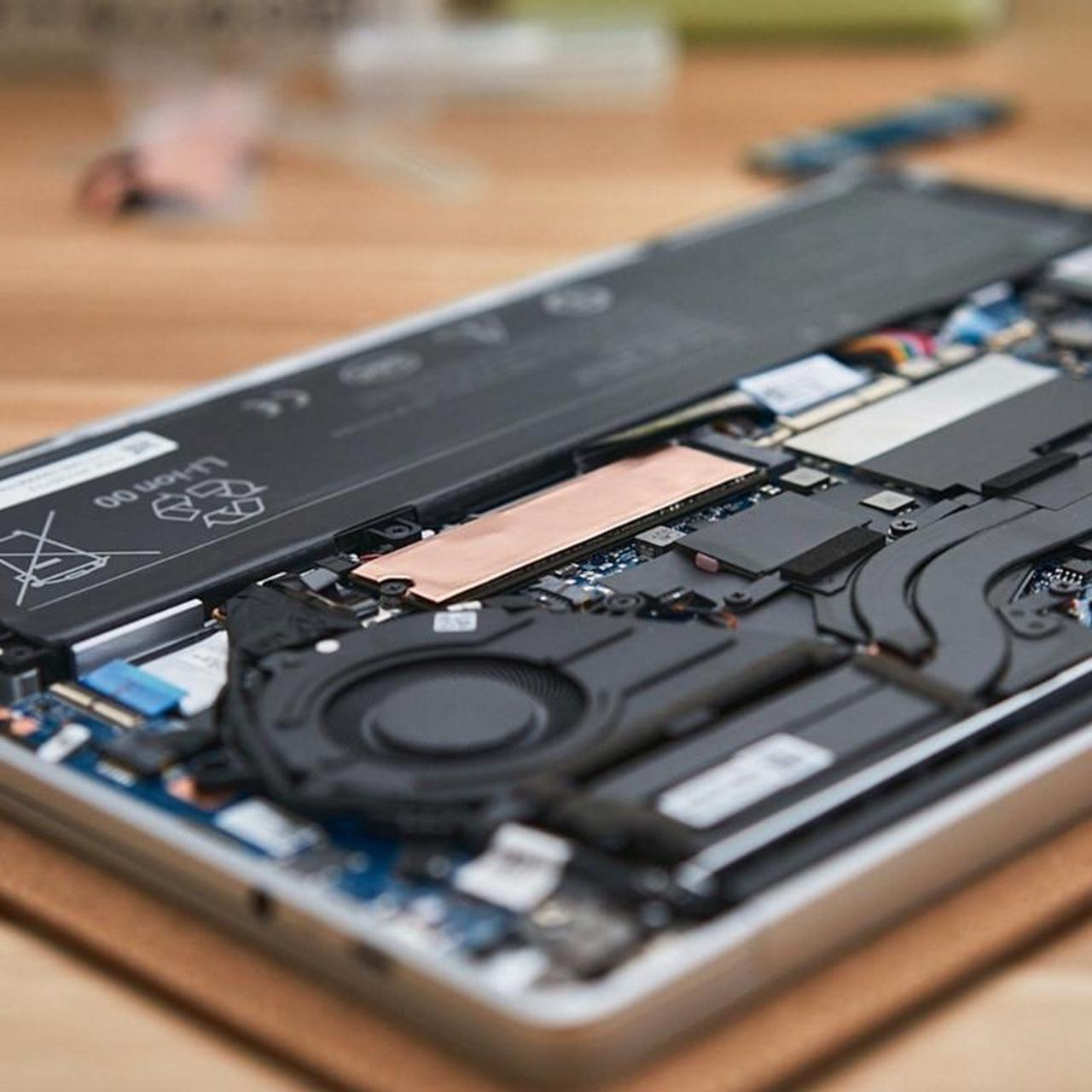 Alt view image 3 of 6 - NVMe M.2 SSD Heatsink Cover Thermal Shield Pure Copper Graphene Coating Plate Avoid Overheating and Cooling Radiator
