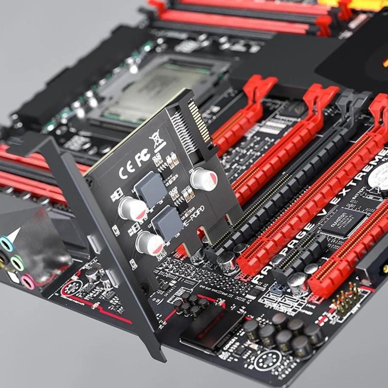 Alt view image 2 of 5 - PCI Express x1/x4/x8/x16 to Dual Port Type C Data Transfer PD 20W Quick Charge USB-C Controller PCI-E Type C Add on Card
