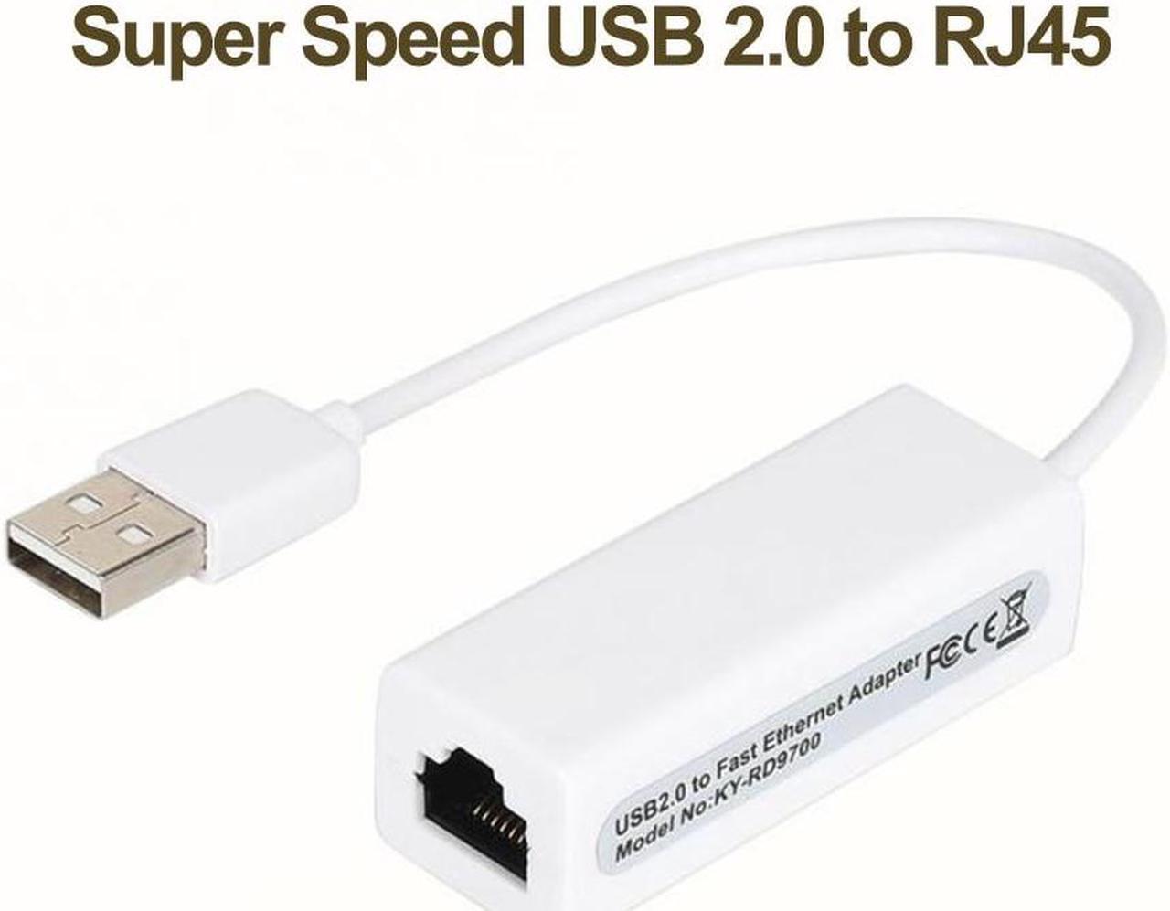 Alt view image 2 of 6 - Portable USB 2.0 To RJ45 Network Card 10Mbps USB To RJ45 Ethernet Lan Adapter for PC Laptop Windows 7/8/10