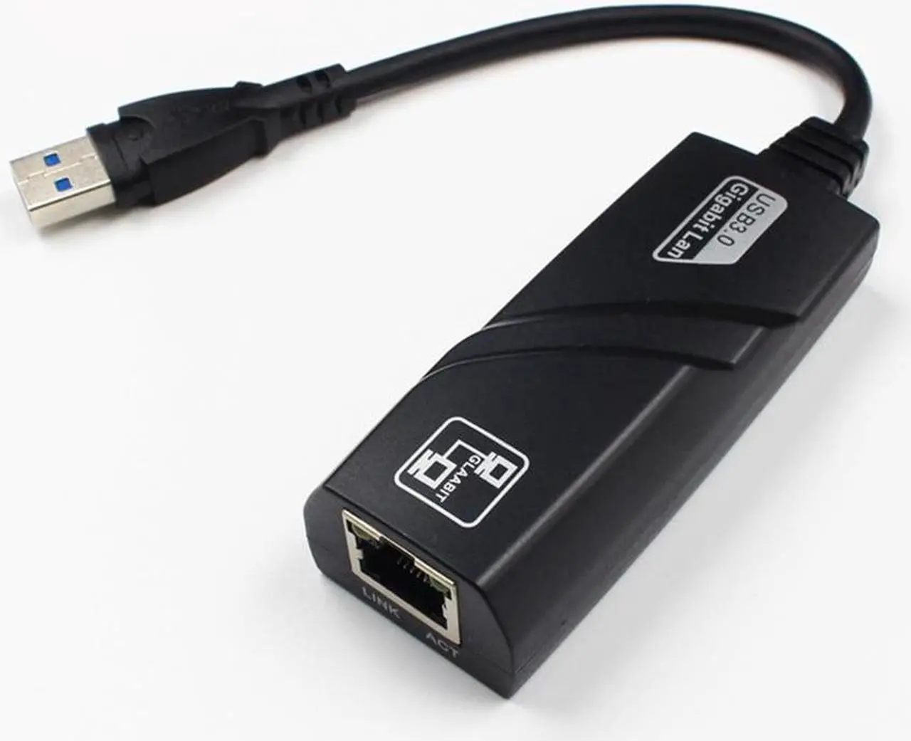 Main image of Wired 10/100/1000Mbps  USB 3.0 to Gigabit Ethernet Adapter USB to RJ45 Network Card (10/100/1000) Mbps for Windows 10 PC