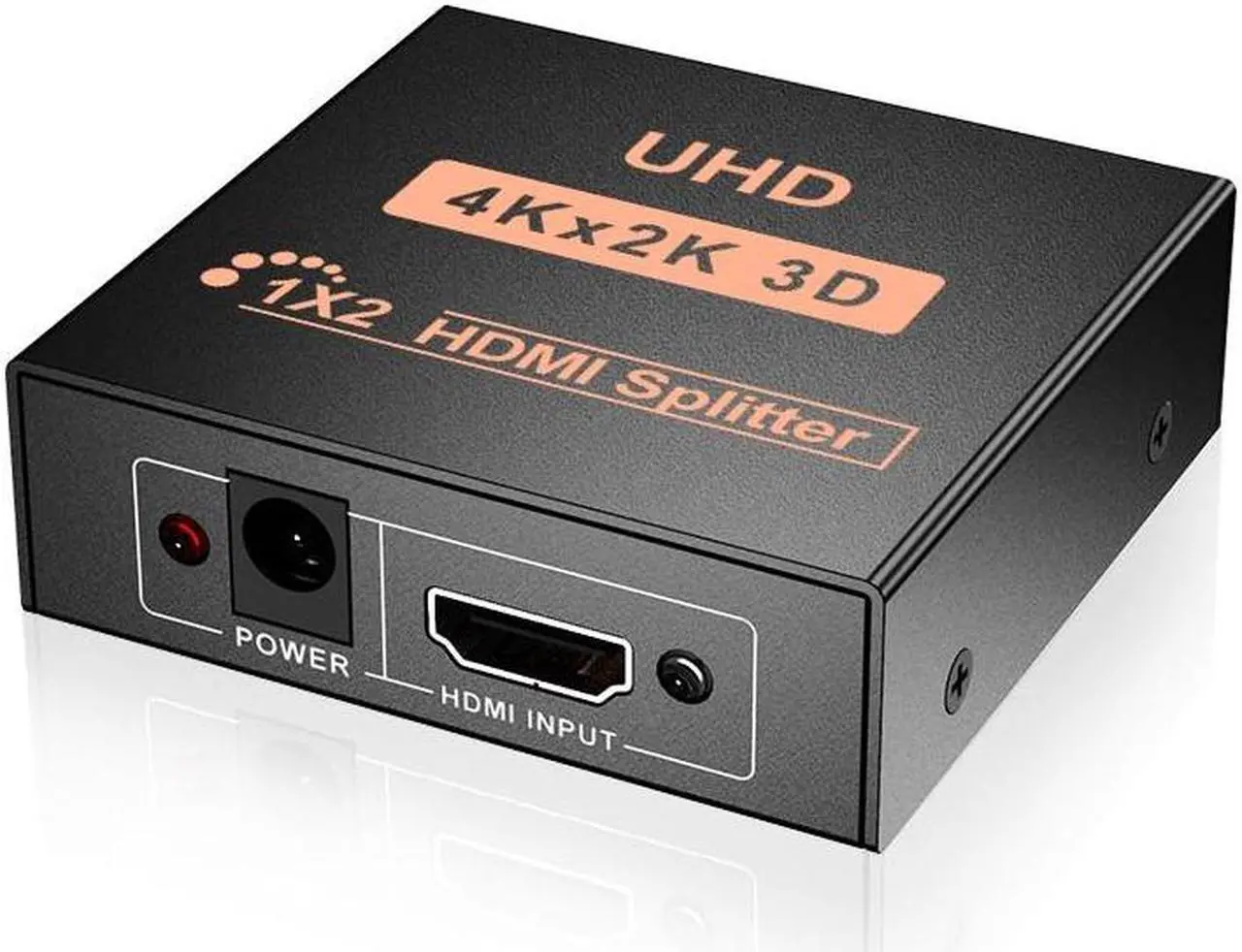 Main image of 4K HDMI Splitter 1x4 1x2 Video HDMI Distributor 1 in 4 out HDMI Splitter Duplicate Screen Amplifier for PC HDTV DVD PS3 Monitor(US Plug)
(1x2)