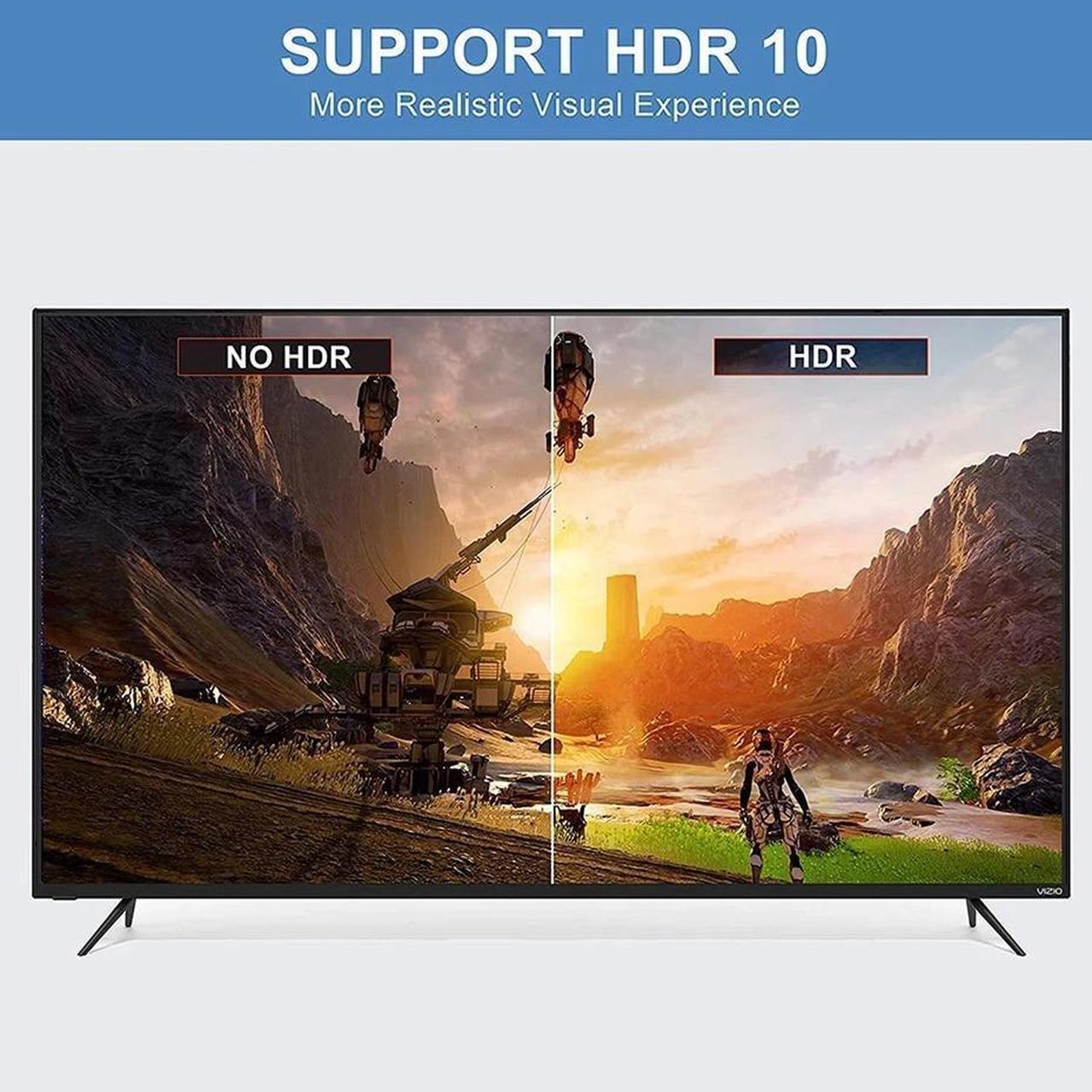 Alt view image 4 of 6 - 4K 60Hz 1x4 HDMI Splitter 1 in 4 out HDMI video distributor HDR HDCP2.2 Multi Screen Display for Camera PC TV Monitor Projector(UK Plug)
(HDMI 2.0 4K 1X4)