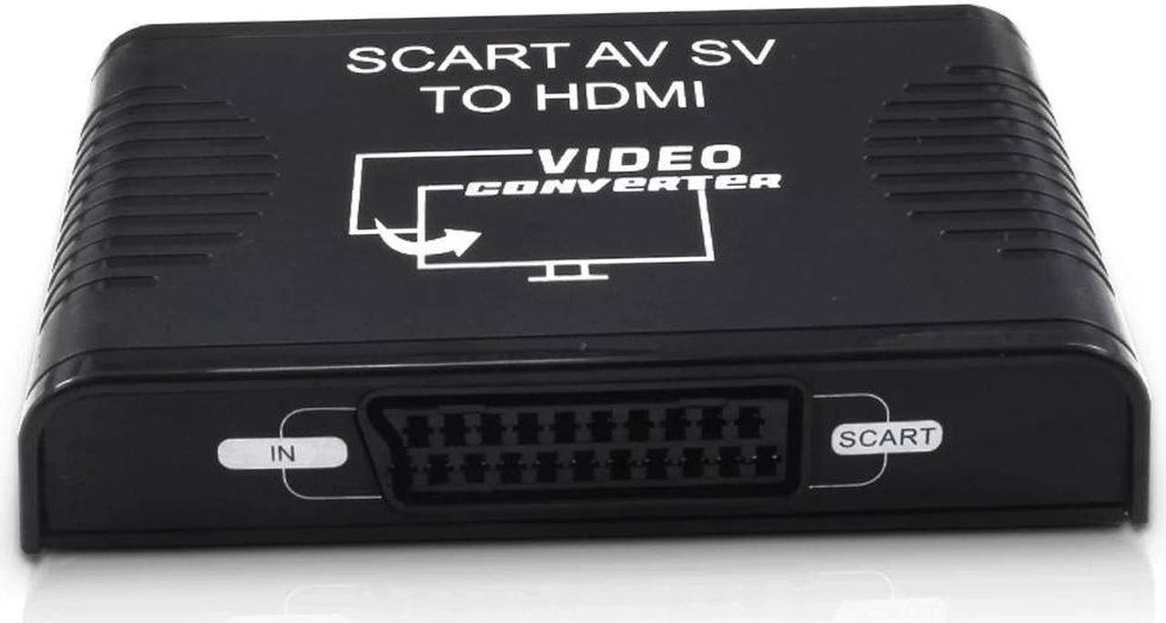 Alt view image 5 of 6 - Scart AV Svideo to HDMI Video Switch Scart S-video Composite AV RCA To HDMI Video& Audio Converter Box for DVD Multimedia to TV