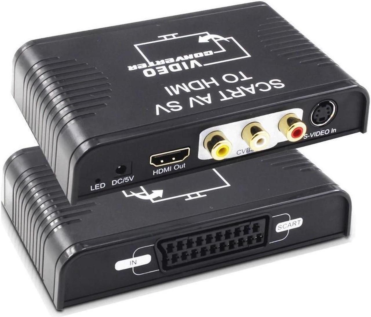 Alt view image 2 of 6 - Scart AV Svideo to HDMI Video Switch Scart S-video Composite AV RCA To HDMI Video& Audio Converter Box for DVD Multimedia to TV