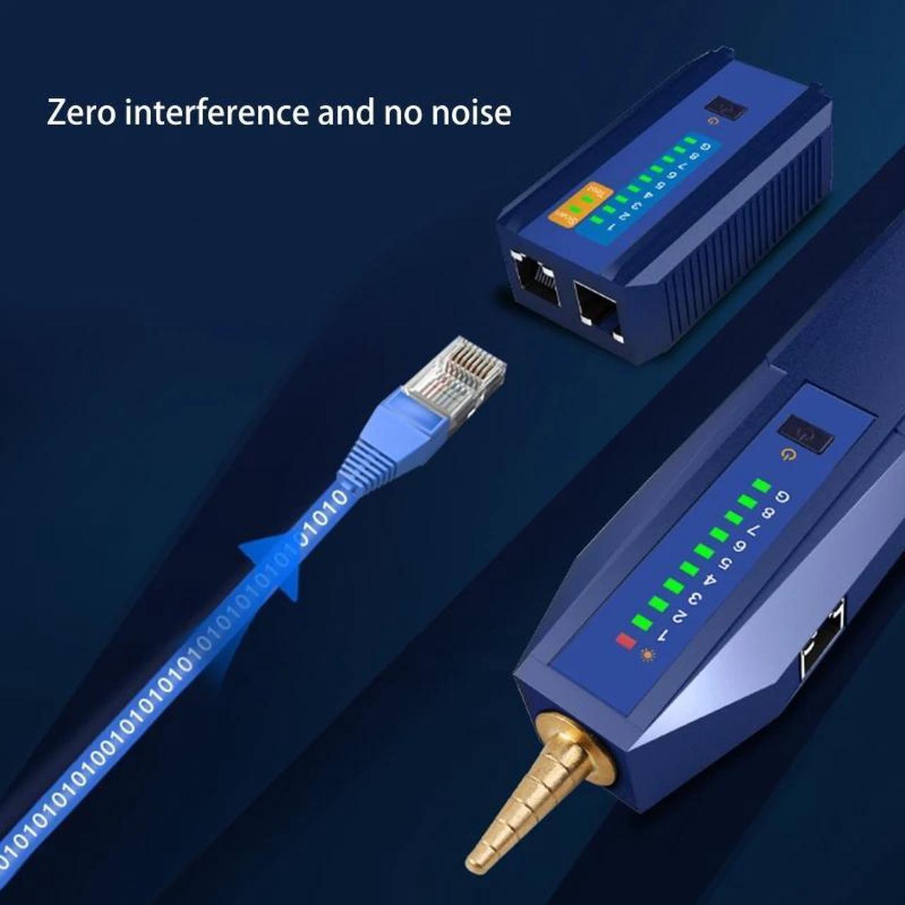 Alt view image 3 of 6 - High Precision Tracer POE Test Cable Tracker Lan Tester Network Tools POE Anti-burn Network Fast Testing Wire Tester Dropship