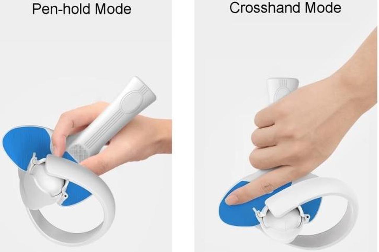 Alt view image 2 of 6 - Virtual Reality Gaming Table Tennis Paddle Grips Handle for P-ico 4 Handle Simulate Real Table Tennis Rackets Paddle Grip