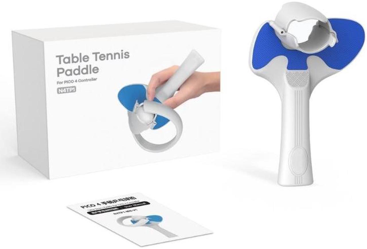 Alt view image 3 of 6 - Virtual Reality Gaming Table Tennis Paddle Grips Handle for P-ico 4 Handle Simulate Real Table Tennis Rackets Paddle Grip