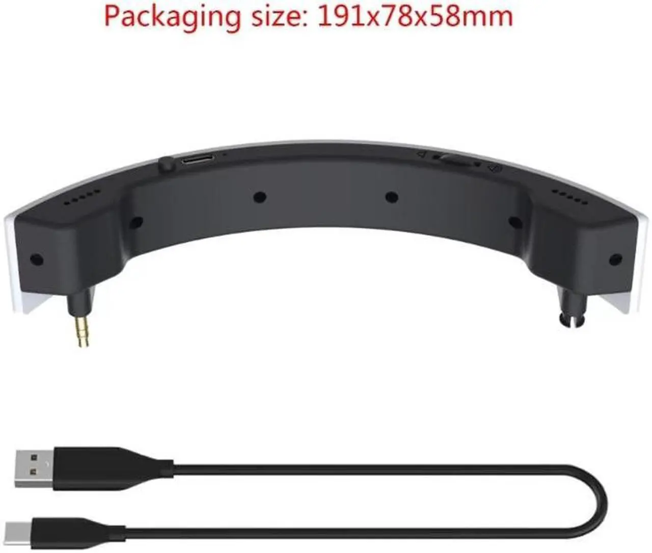 Alt view image 6 of 6 - Headset Stereo External Amplifier Loudspeaker for PS VR2 Headset Mini Speaker Low Power Consumption Mini Speaker
