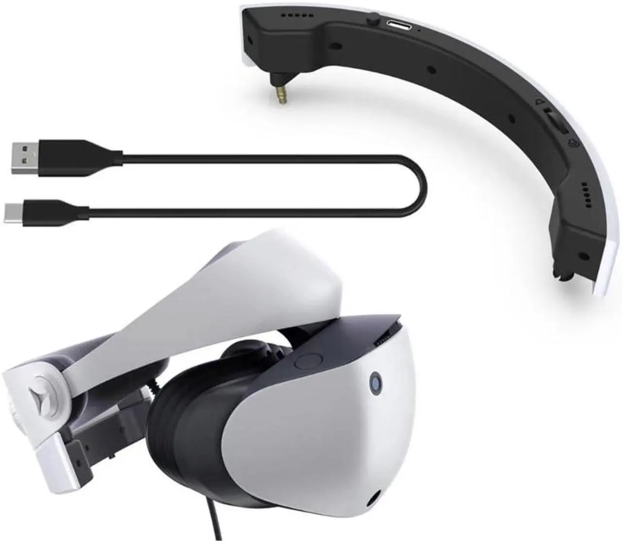 Alt view image 2 of 6 - Headset Stereo External Amplifier Loudspeaker for PS VR2 Headset Mini Speaker Low Power Consumption Mini Speaker
